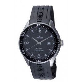 Klockarmband Edox 267961 / 70158 Gummi Svart 22mm