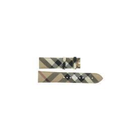Klockarmband Burberry BU9360 Läder Polykromi 22mm