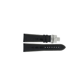 Klockarmband Certina C600013742 Läder Svart 23mm