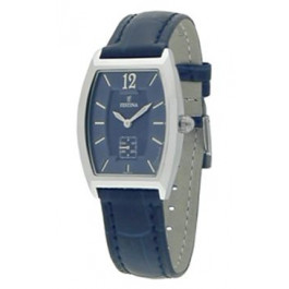 Klockarmband Festina F16024-3 Läder Blå 18mm