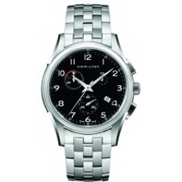 Klockarmband Hamilton Thinline / Squarelin / H001.38.612.133.01 / H695386101 Rostfritt stål Stål 22mm