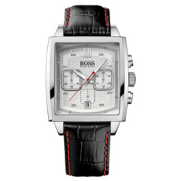 Klockarmband Hugo Boss HB-87-1-14-2418 / HB659302198 Läder Svart