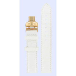 Klockarmband Tissot T600029846 Läder Vit 16mm