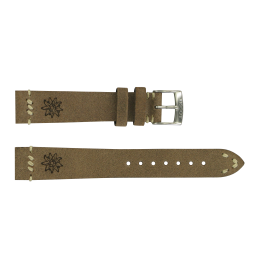 Klockarmband Tissot T600038292 Läder Brun 16mm