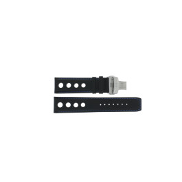 Klockarmband Tissot T600041480 Läder Svart 22mm