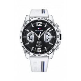 Klockarmband Tommy Hilfiger TH-320-1-14-2380 / TH1791475 / TH679302204 Gummi Vit 22mm