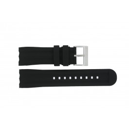 Klockarmband Nautica A17591G Gummi Svart 24mm