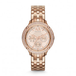 Armani Exchange klockarmband AX5406 Rostfritt stål Rosévin 18mm