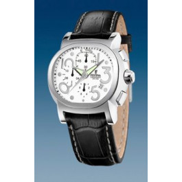 Klockarmband Festina F16125-G / F16892 Läder Svart 23mm