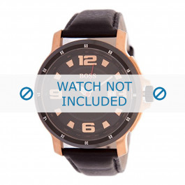 Klockarmband Hugo Boss 1512507 / HB-94-1-34-2215 Läder Svart 24mm