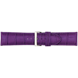 Klockarmband Poletto 454S.11.24 Läder Violett 24mm
