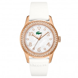 Lacoste klockarmband 2000648 / LC-11-3-34-2256S Gummi Vit 20mm