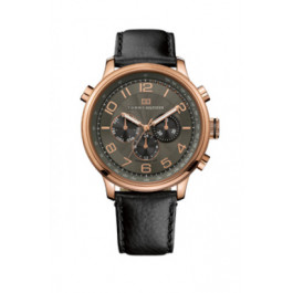 Tommy Hilfiger klockarmband TH-145-1-34-1051-TH1790766 Läder Svart + sömmar svart