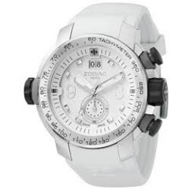 Klockarmband Zodiac ZO8511 Gummi Vit 28mm