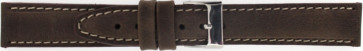 Klockarmband Universell 61328.27.24 Läder Brun 24mm