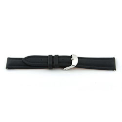 Klockarmband Universell I170 Läder Svart 24mm