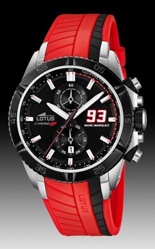 Lotus klockarmband 18103-5 Gummi Röd