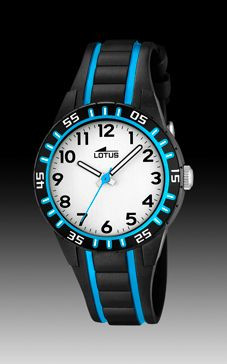 Klockarmband Lotus 18172-2 / 18172-6 Silikon Svart 15mm