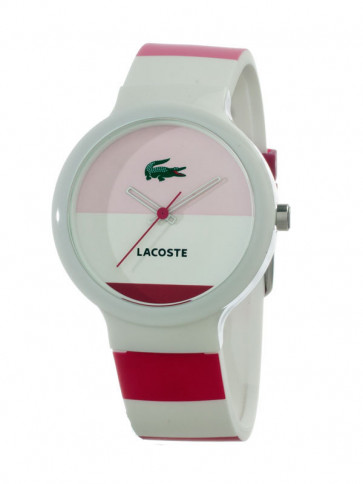 Lacoste klockarmband 2010533 / LC-46-1-29-2224 Gummi Rosa 14mm