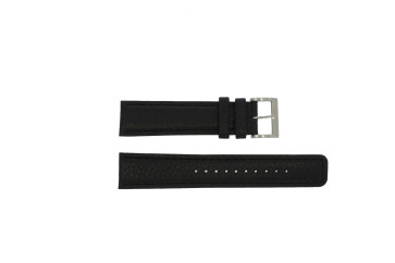 Seiko klockarmband 4KR9JZ / SGEC63P1 / 7N42-0CW0/ SNA741P2 Läder Svart 22mm + sömmar svart