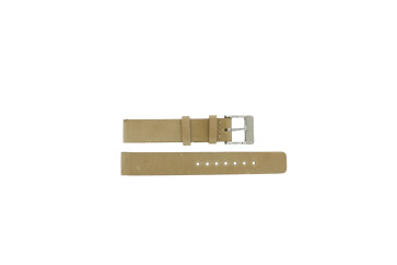 Klockarmband Universell 827.08.18 Läder Mörk elfenben 18mm