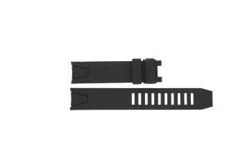 Klockarmband Omega 98000085 / 2254.50 Gummi Svart 20mm