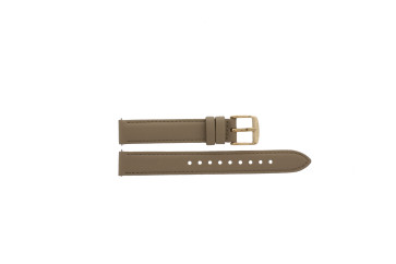 Klockarmband Fossil BQ1576 Läder Beige 14mm