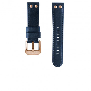 Klockarmband TW Steel CEB122 Läder Blå 24mm