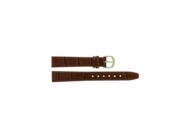 Klockarmband Universell D414 Läder Konjak 14mm