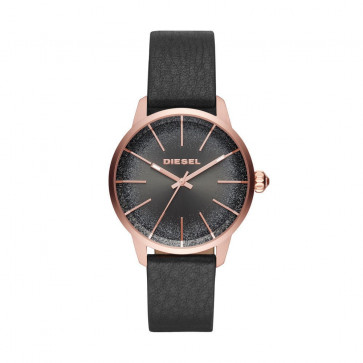 Klockarmband Diesel DZ5573 Läder Svart 18mm