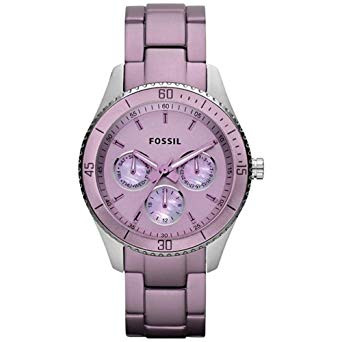 Klockarmband Fossil ES3038 Kamouflage tyg Lila 18mm