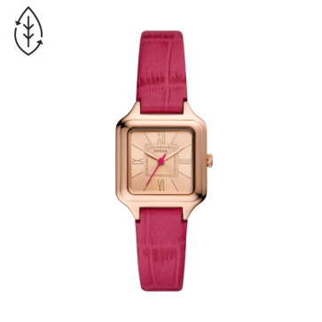 Klockarmband Fossil ES5085 Läder Rosa 12mm