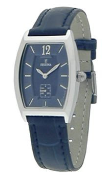Klockarmband Festina F16024-3 Läder Blå 18mm