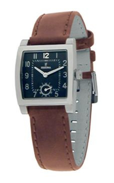 Klockarmband Festina F16068-3 Läder Brun 18mm