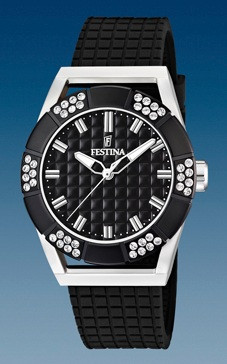 Festina klockarmband F16563-3 Gummi Svart
