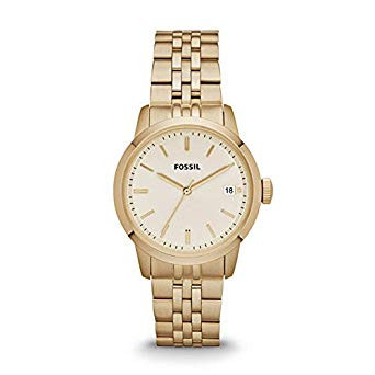 Klockarmband Fossil FS4821 Rostfritt stål Guldpläterad 18mm