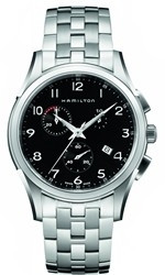 Klockarmband Hamilton Thinline / Squarelin / H001.38.612.133.01 / H695386101 Rostfritt stål Stål 22mm