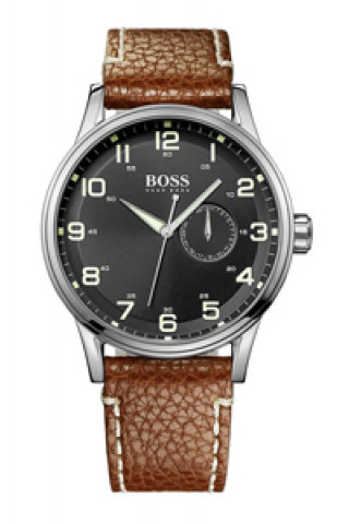 Klockarmband Hugo Boss HB-88-1-14-2430 / HB1512723 Läder Konjak