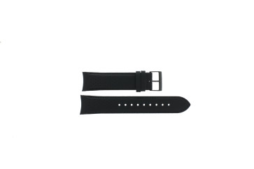 Klockarmband Hugo Boss HB1513474 / HB1513550 / HB659302762 Läder Svart 22mm