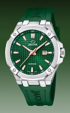 Klockarmband Jaguar J1010-3 Gummi Grön