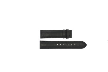 Jaguar klockarmband J661/2 / J663/2 Läder Svart 21mm + sömmar svart