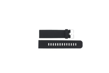 Klockarmband Universell JD009.01 Silikon Svart 18mm