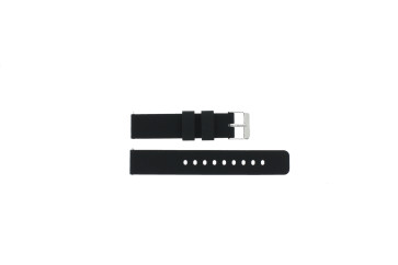 Klockarmband Universell JD417.01 Silikon Svart 18mm