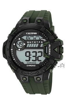 Klockarmband Calypso K5696-6 Plast Grön 20mm