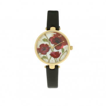 Klockarmband Kate Spade New York KSW1367 Läder Svart 12mm