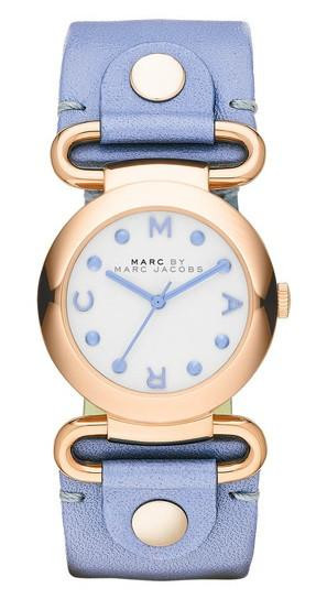 Klockarmband Marc by Marc Jacobs MBM1307 Läder Blå 24mm