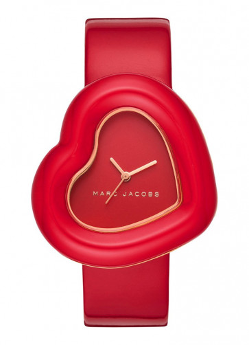 Klockarmband Marc by Marc Jacobs MJ1614 Läder Röd 18mm