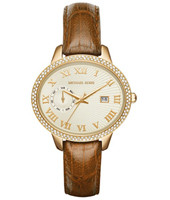 Klockarmband Michael Kors MK2428 Läder Brun 18mm