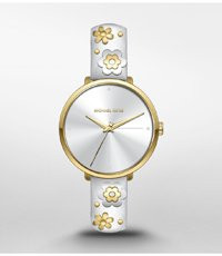 Klockarmband Michael Kors MK2821 Läder Vit 14mm