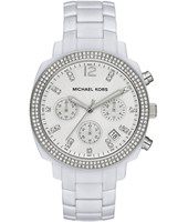 Klockarmband Michael Kors MK5822 Plast Vit 18mm